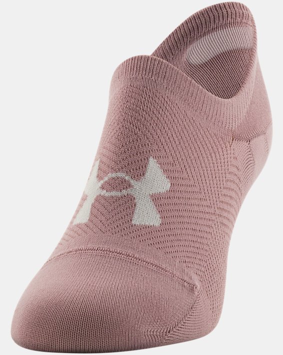 Women's UA Breathe Lite Ultra Low Liner Socks 6-Pack, Pink, pdpMainDesktop image number 17